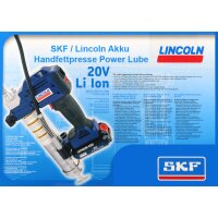 SKF / Lincoln Akku Handfettpresse Power Lube 20 V LI-ION...