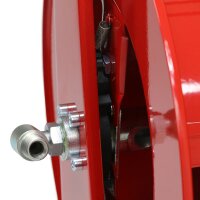 Schlauchaufroller - Automatisch - Offen - Stahl lackiert - &Ouml;l und Diesel (Hochdruck) - 20 Meter Schlauch - 1/2 Zoll - Starre Wandhalterung