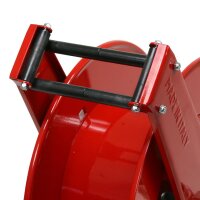 Schlauchaufroller - Automatisch - Offen - Stahl lackiert - Fett und Wasser (Hochdruck) - 20 Meter Schlauch - 1/4 Zoll - Schwenkbare Wandhalterung