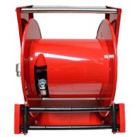 Schlauchaufroller - Automatisch - Offen - Stahl lackiert - &Ouml;l und Diesel (Hochdruck) - 10 Meter Schlauch - 1 Zoll - Schwenkbare Wandhalterung