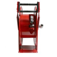 Schlauchaufroller - Automatisch - Offen - Stahl lackiert - Fett und Wasser (Hochdruck) - 5 Meter Schlauch - 3/4 Zoll - Starre Wandhalterung