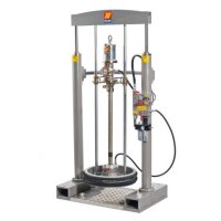 Pneumatische Säulenfettpresse - 180-220 kg Fässer - 4500 g/min. Fördermenge