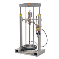 Pneumatische Säulenfettpresse - 180-220 kg Fässer - 4500 g/min. Fördermenge