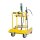 Mobiles Druckluftschmiergerät - 180-220 kg Fässer - Ausgangsdruck 480 bar - Fettfolgekolben - Ø 590 mm - 4 Rad Fahrwagen