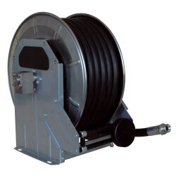 Automatischer Schlauchaufroller - Edelstahl - ohne Schlauch - für Wasser - max. 40 Meter - Innen Ø 12 mm