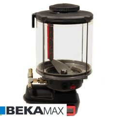 BEKA MAX - Progressivpumpe EP-1 - mit Steuerung BEKA-troniX1 - 24V - 8 kg -1 x PE-120 - Laufzeit 1-16 min - Pausenzeit 0,5-8 h - Fettstandskontrolle