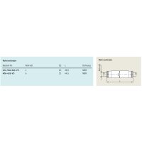SKF Rohrverbinder - Für Rohr Ø 6 mm - Messing / Stahl verzinkt