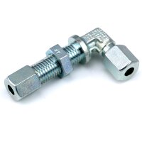 SKF Winkel Schottverschraubung - Für Rohr Ø 10 mm (d) - Stahl verzinkt
