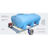 Duraplas Bewässerungssystem mit Honda Benzinpumpe -...