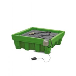 Bio-Circle Clean Box mit Deckel und Tauchkorb - inkl. Technikmodul - 590 Liter Nutzvolumen - PE