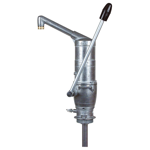 Handpumpe - Hubkolbenpumpe - Geeignet für Getriebe-/Hydrauliköle- und Motorenöle - inkl. Schlauchgarnitur - Teleskopsaugrohr